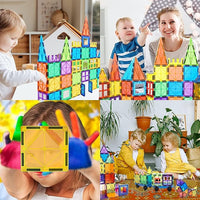45-Piece Magnetic Building Blocks for Kids – STEM DIY Toy, Perfect Christmas Gift