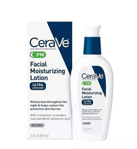 Cerave PM Facial Moisturizing Lotion – 3 oz with Derma Roller