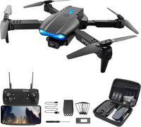 E99 Drone Camera – Foldable 720p WiFi Drone with 360° Flip & LED Lights