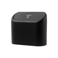 Mini Car Trash Can with Lid - Leakproof 2-Pack Compact Vehicle Garbage Bin for Cars, Home & Office