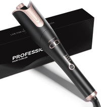 Lescolton Automatic Curling Iron – Innovative Hair Curler for Large Curls, All Ages, Black