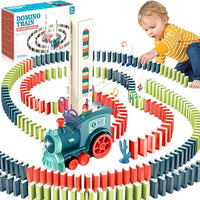 NC Kid's Domino Train Blocks Set – 60 Pieces, Fun Learning Toy for Ages 3-8