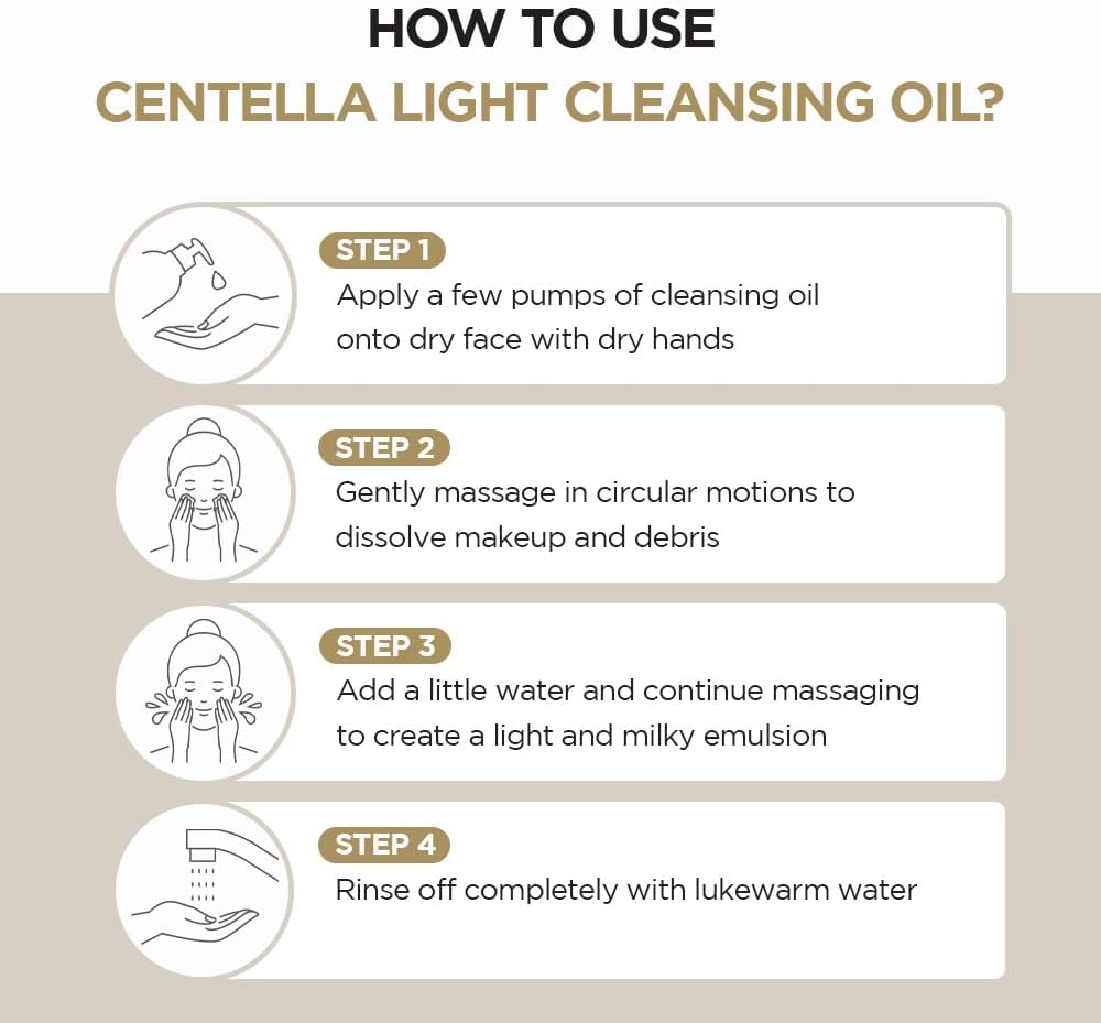  "SKIN1004 Madagascar Centella Light Cleansing Oil, a gentle makeup remover in a 200ml bottle."