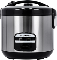 Severin 3-in-1 Rice Cooker, 2.2L – Non-Stick Pot, Steam & Keep Warm Function, Auto Shut-Off
