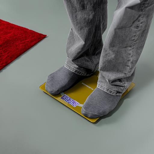 Smart Digital Scale with accurate weight measurement, sleek design, and LCD display, ideal for home use.