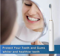 Rtauys M5 Sonic Electric Toothbrush – Rechargeable, for Adults & Kids, with Multiple Modes